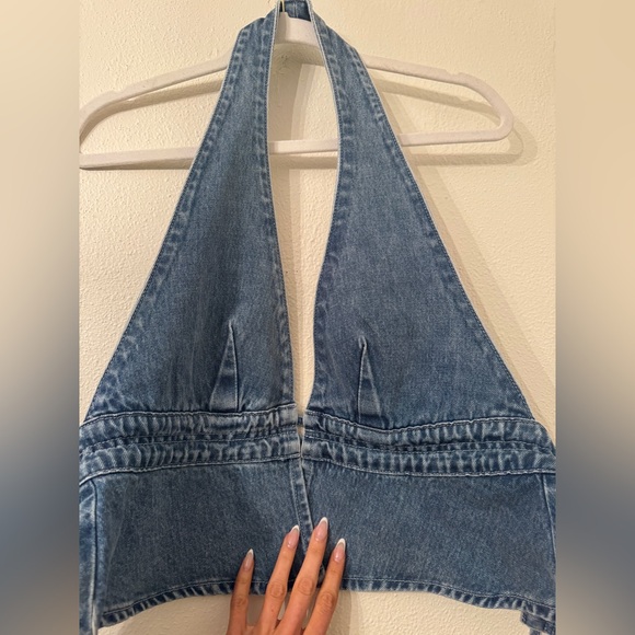 Princess Polly Sequoia Top Denim - Picture 5 of 5